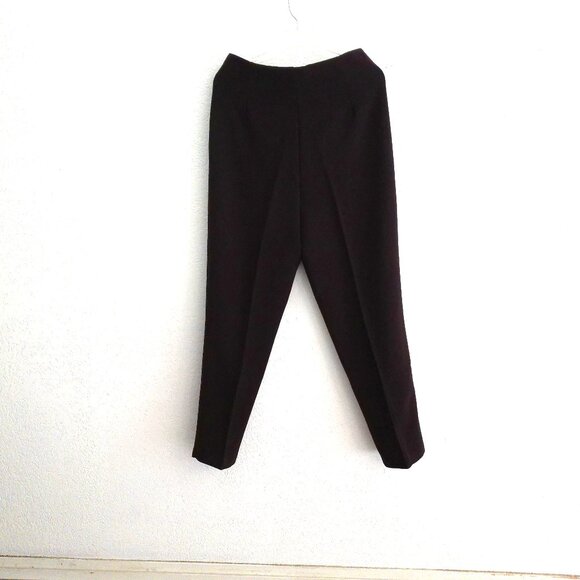 Cervelle, dark purple long pants, zipper on side - Picture 4 of 7